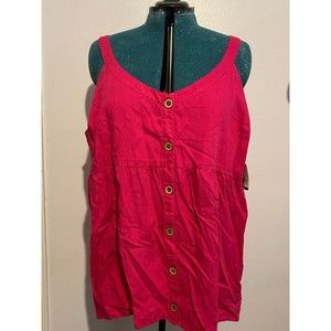 Terra & Sky Tank Top Button Up